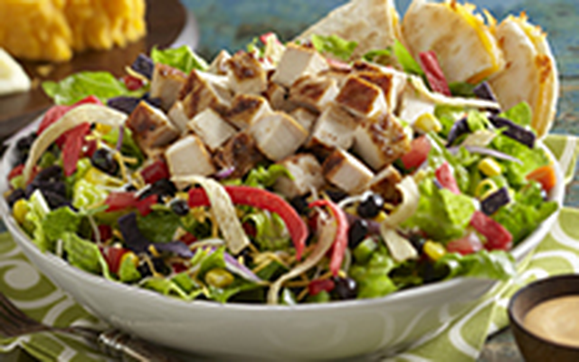 Chicken Quesadilla Salad